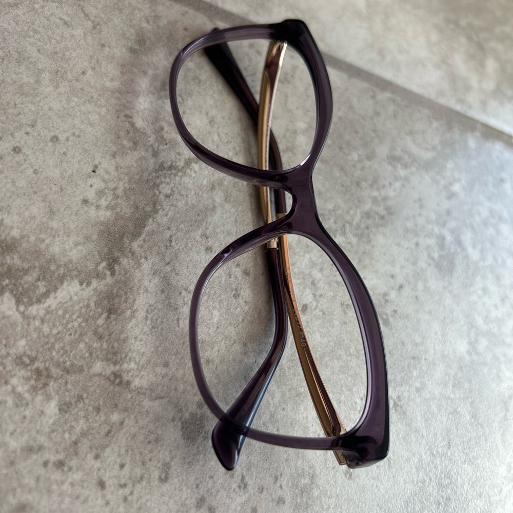 Bulgari Purple and Gold Women's Glasses
